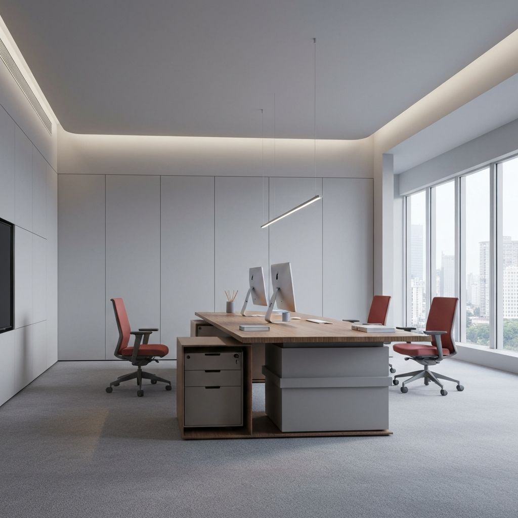 Sauberes modernes Büro